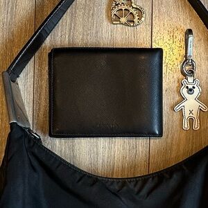 Prada Leather Bifold Wallet